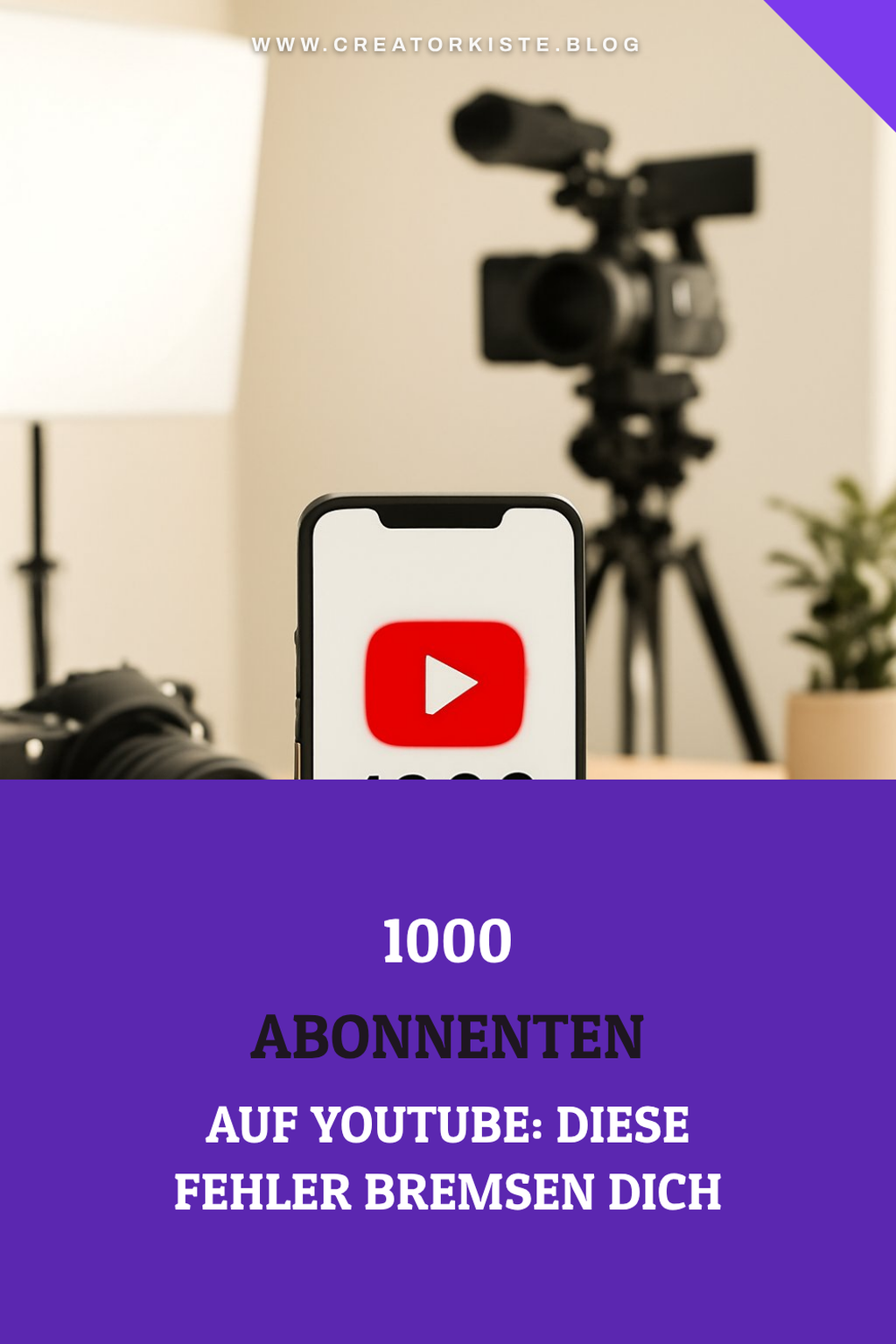 1000 Abonnenten auf YouTube: Diese Fehler bremsen dich — Problem-Szenario