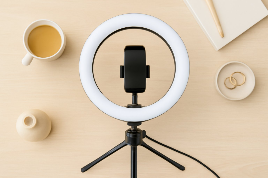 4 Foto Studio Blogger Arbeitsplatz Ideen Schritt für Schritt