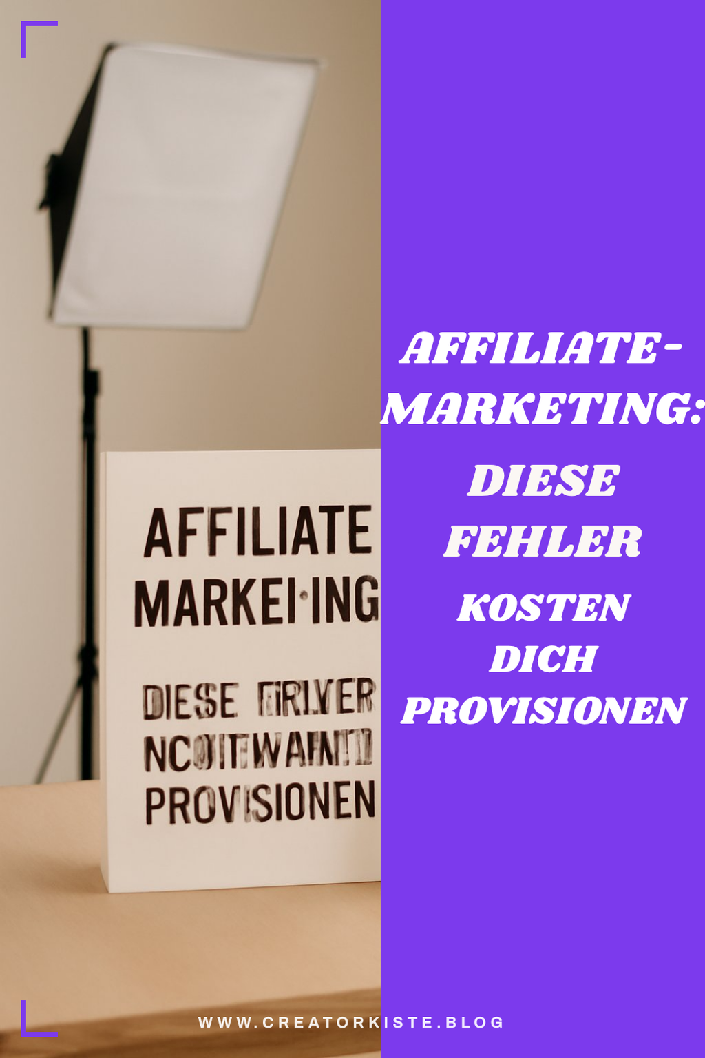 Affiliate-Marketing: Diese Fehler kosten dich Provisionen — Problem-Szenario