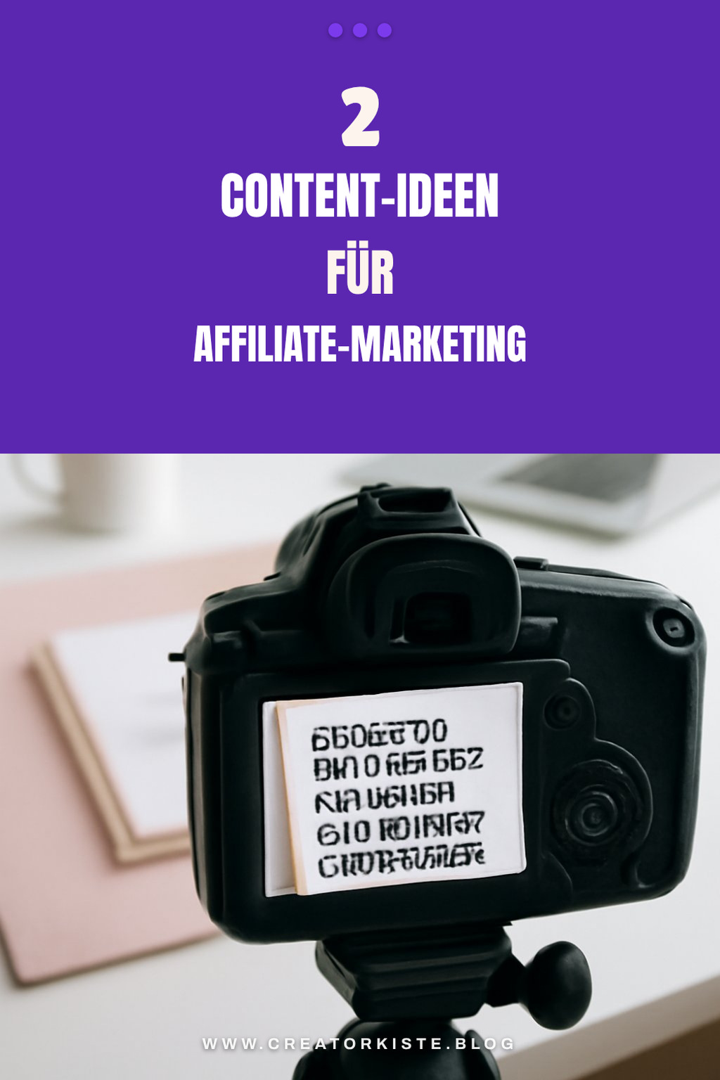 Content-Ideen für Affiliate-Marketing
