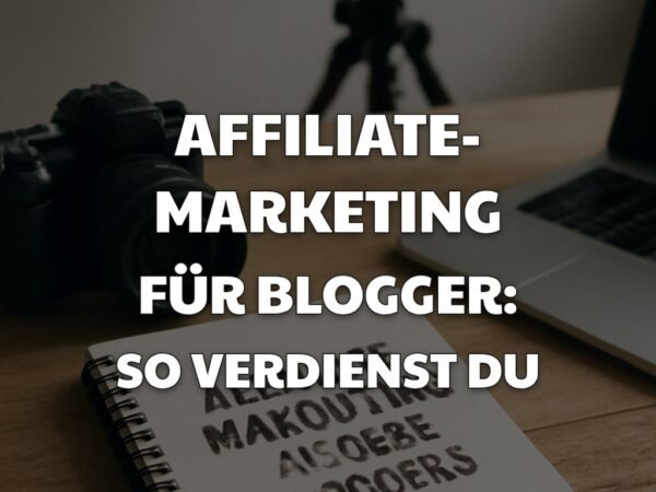 Affiliate-Marketing für Blogger: So verdienst du deine ersten Euros