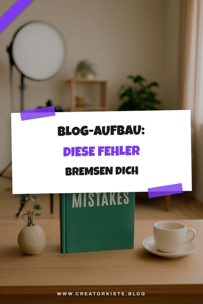 Blog-Aufbau: Diese Fehler bremsen dich von Anfang an