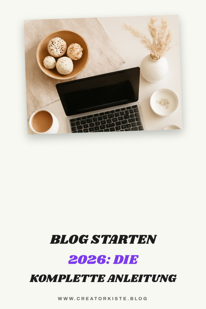 Blog starten 2026: Die komplette Anleitung für Anfänger