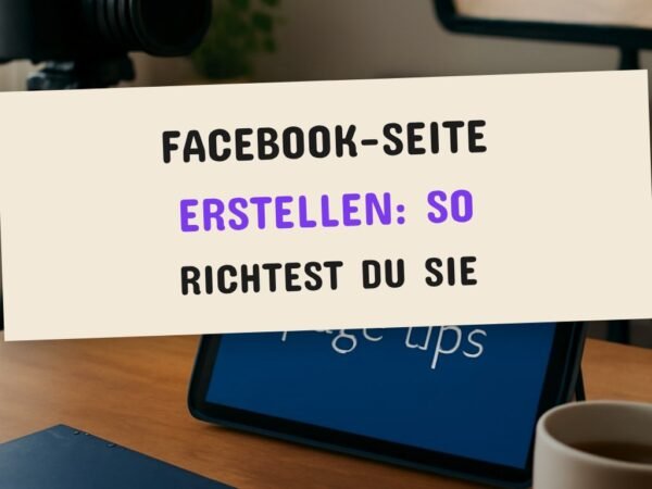 Facebook-Seite erstellen: So richtest du sie richtig ein