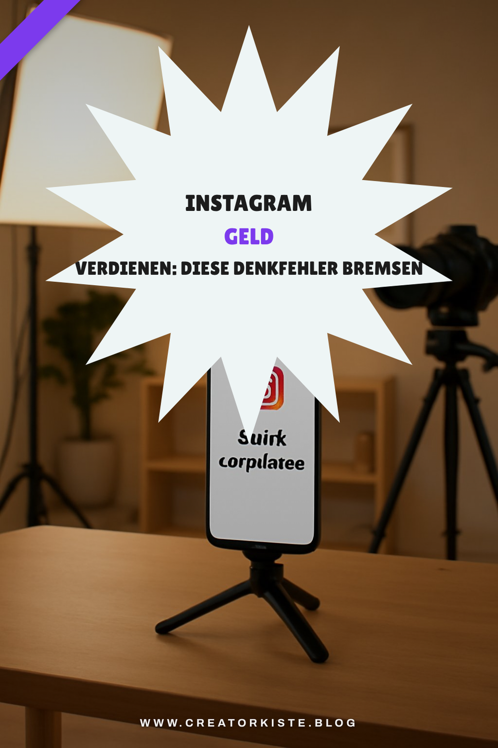 Instagram Geld verdienen: Diese Denkfehler bremsen dich — Problem-Szenario