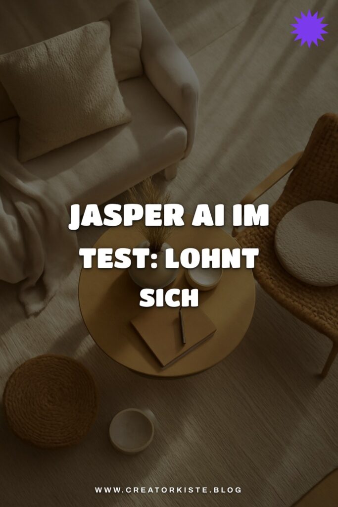 Jasper AI im Test: Lohnt sich der KI-Writer für Creator?