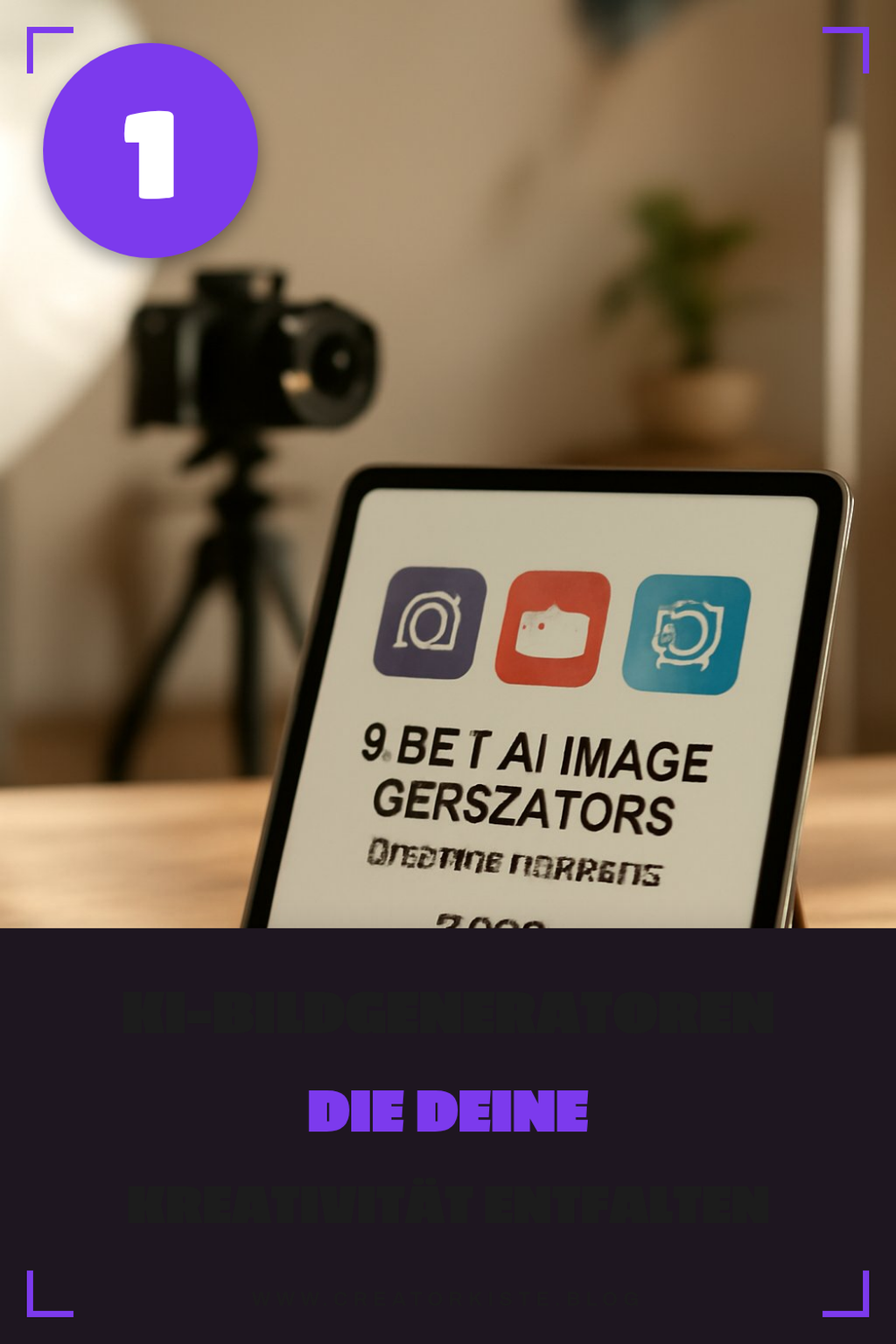 Entdecke die 3 besten KI-Bildgeneratoren für kreative Projekte