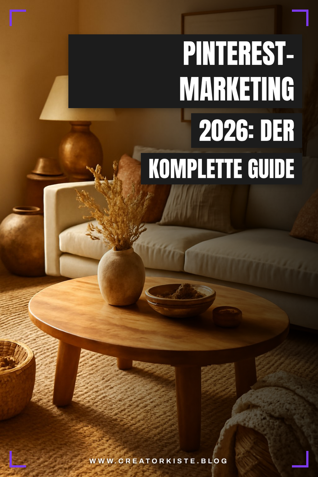 Pinterest-Marketing 2026: Der komplette Guide für mehr Traffic