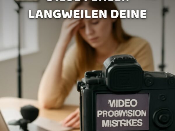 Video erstellen: Diese Fehler langweilen deine Zuschauer