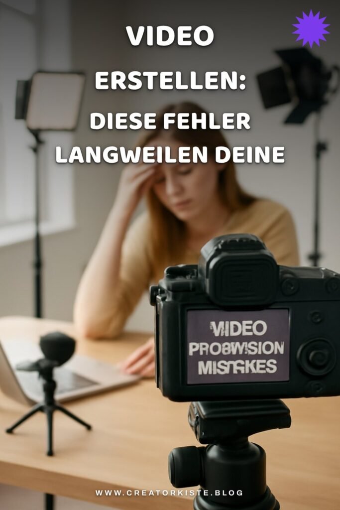 Video erstellen: Diese Fehler langweilen deine Zuschauer