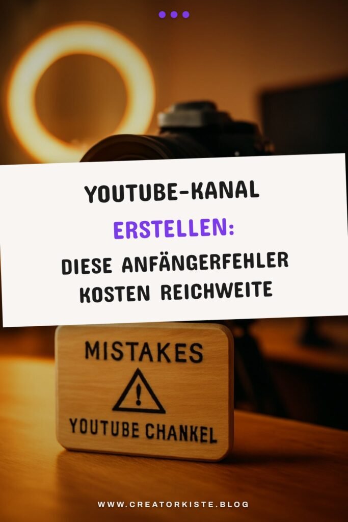 YouTube-Kanal erstellen: Diese Anfängerfehler kosten Reichweite