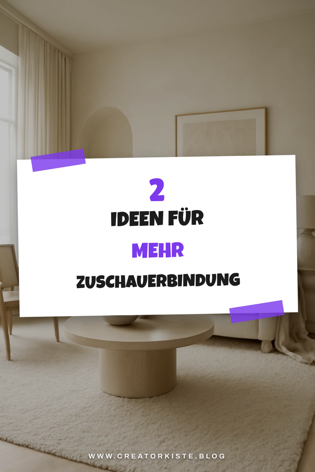 Interaktion mit Zuschauern fördern