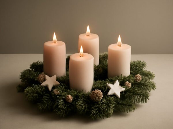 12 Adventskranz DIY Ideen unter 30 Euro