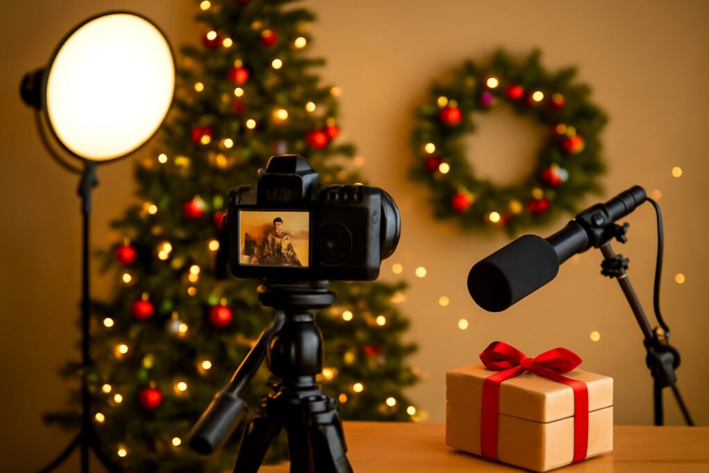 Adventsdeko für das Videostudio: einfach erklärt