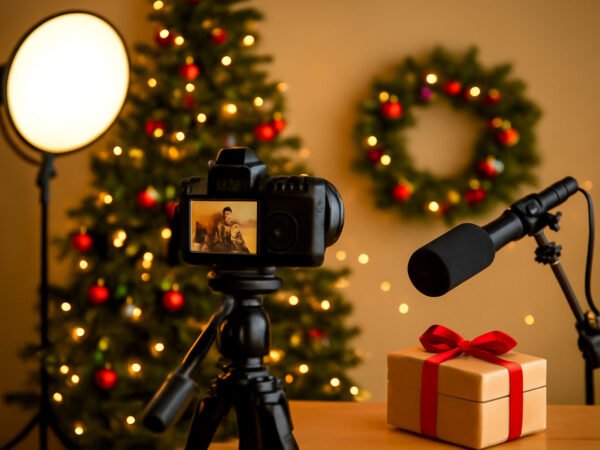 Adventsdeko für das Videostudio: einfach erklärt