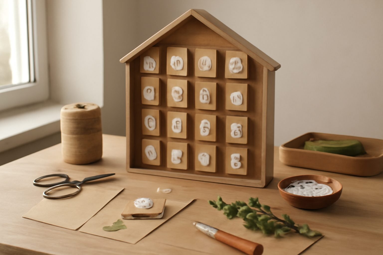 Adventskalender DIY für Anfänger — der Weg zum Ergebnis
