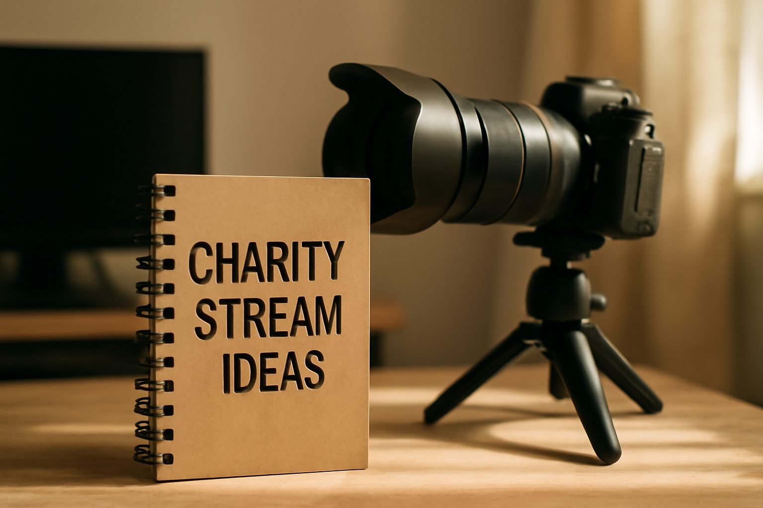 Charity Stream zum Jahresende planen ohne teure Anschaffung