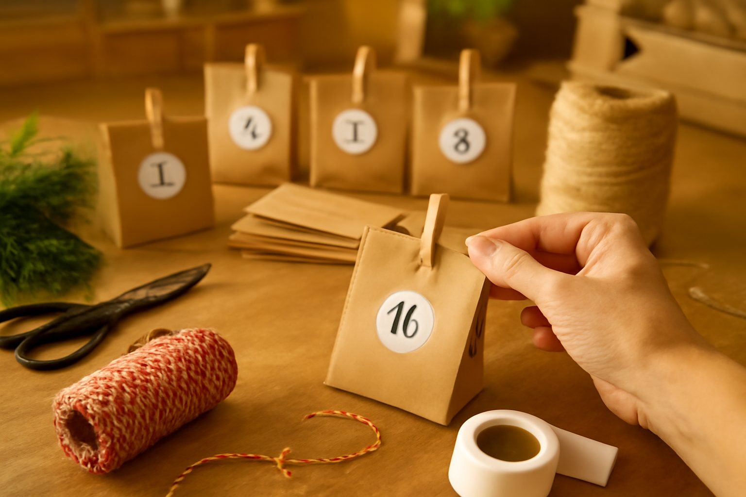 Countdown Sticker im Advent nutzen ohne Vorkenntnisse