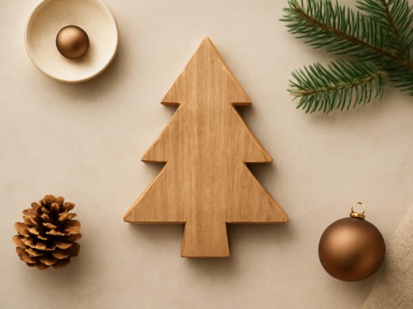 DIY Weihnachten basteln aus Holz ohne Vorkenntnisse