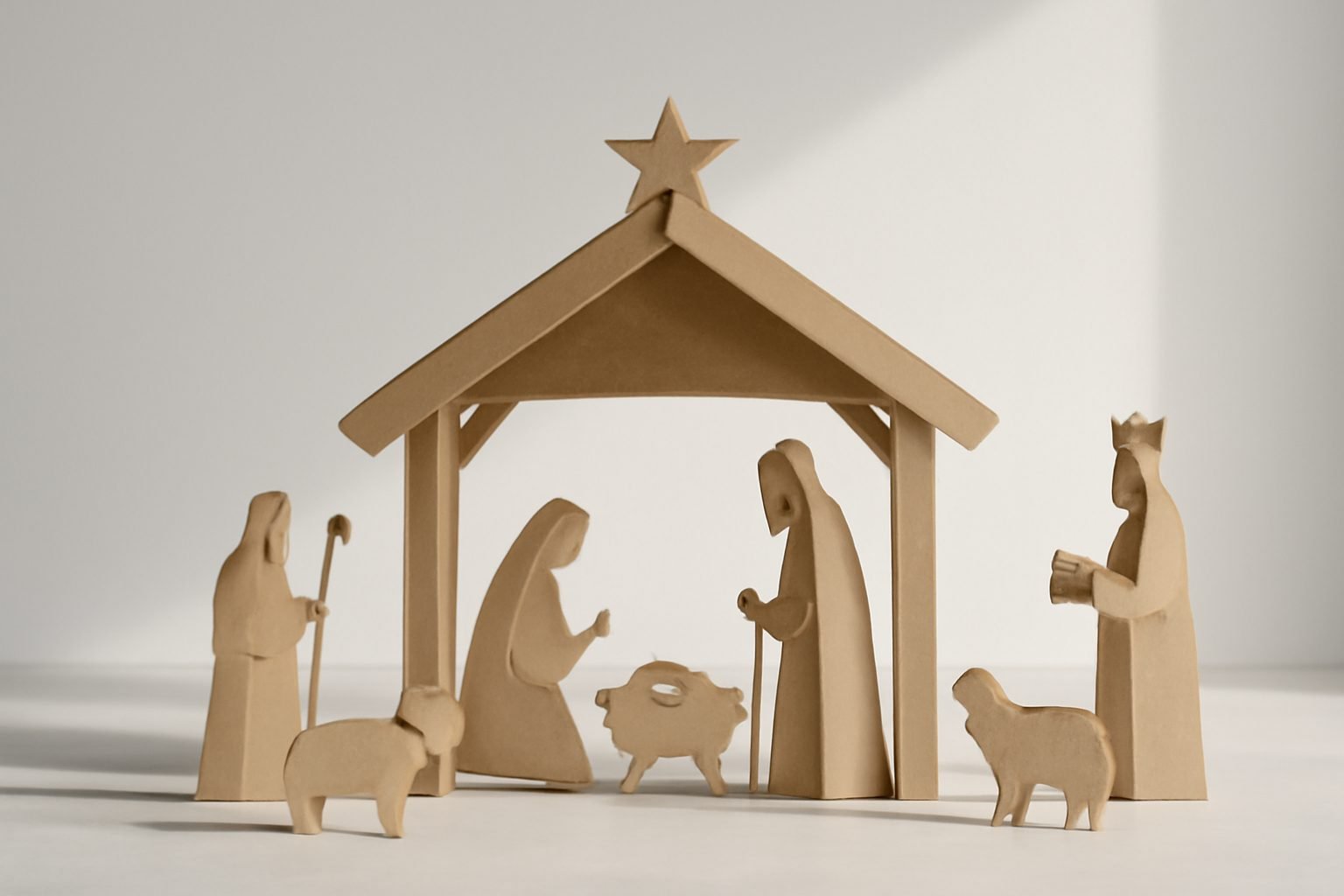 DIY Weihnachten basteln aus Papier — der Weg zum Ergebnis