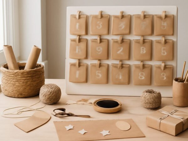 Einfache Adventskalender DIY — der Weg zum Ergebnis