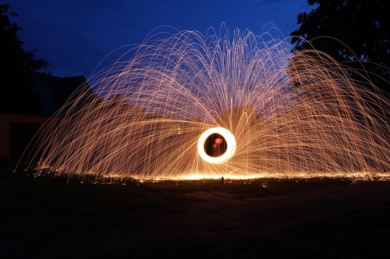 Feuerwerk fotografieren Einstellungen Kamera — Hero-Aufnahme