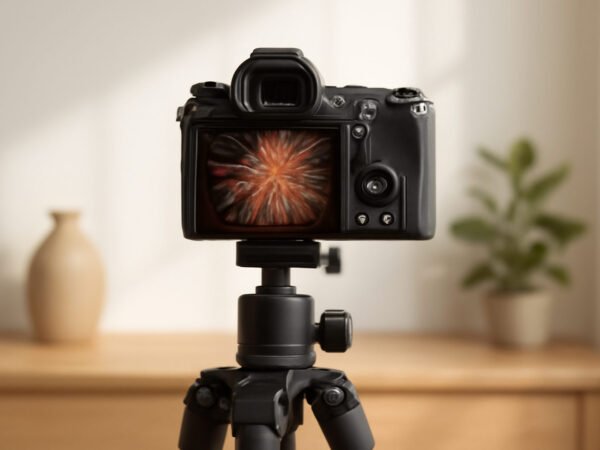 Feuerwerk fotografieren Einstellungen Kamera