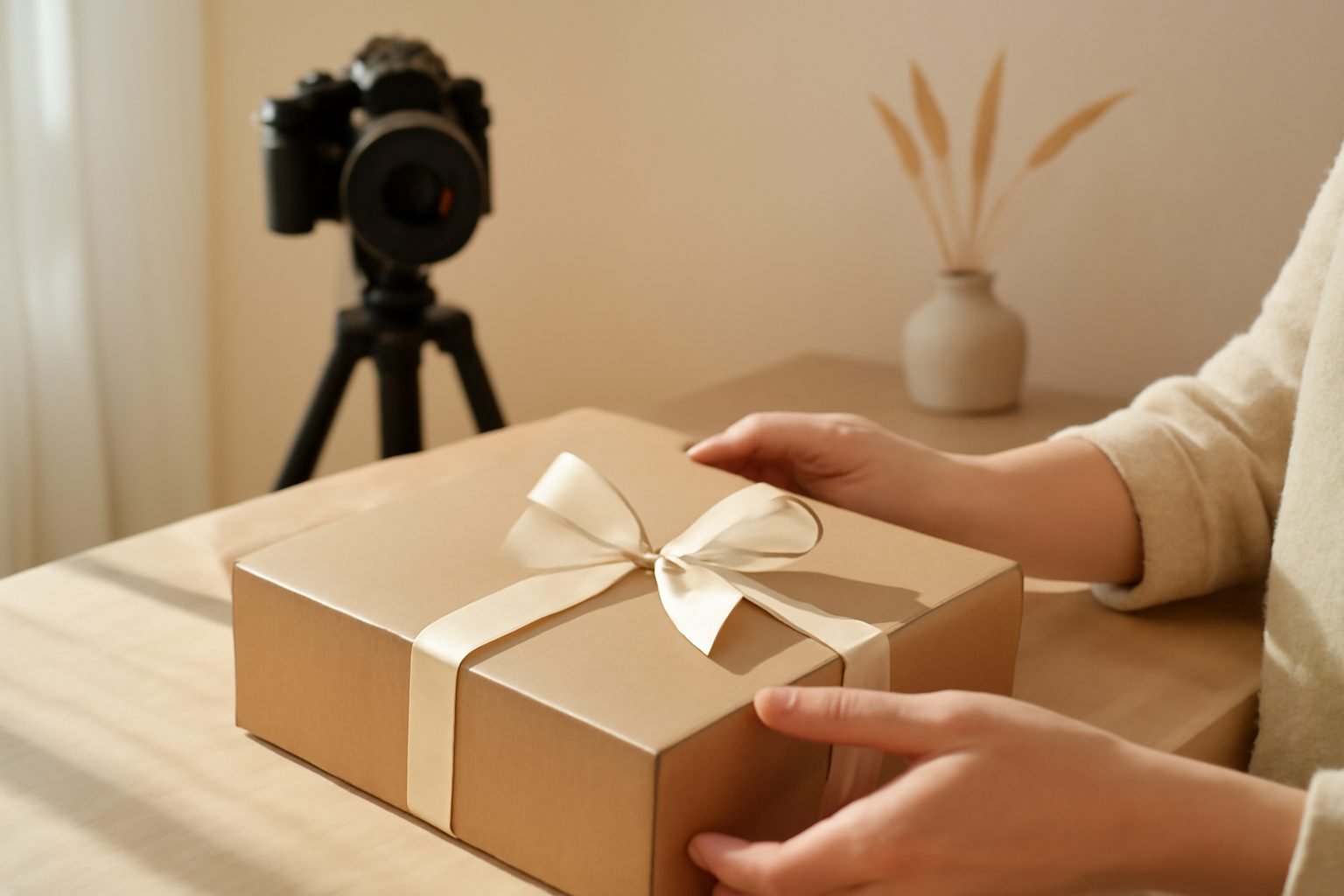 Geschenke Auspacken Video Drehen Tipps — günstig statt teuer