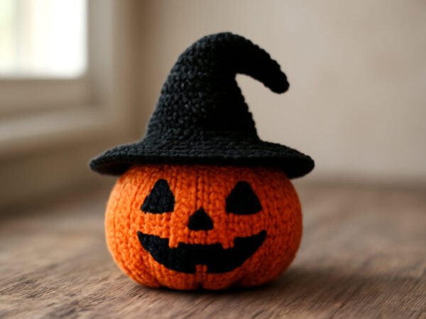 Halloween Deko häkeln fürs Wohnzimmer in 6 Schritten