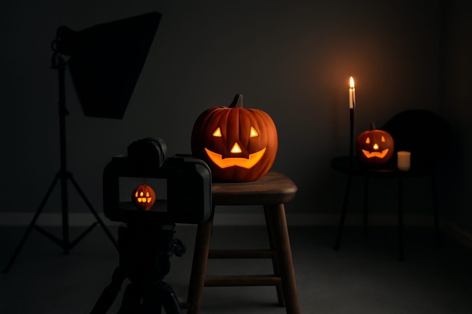Halloween Fotoshooting Ideen zuhause ohne teure Anschaffung