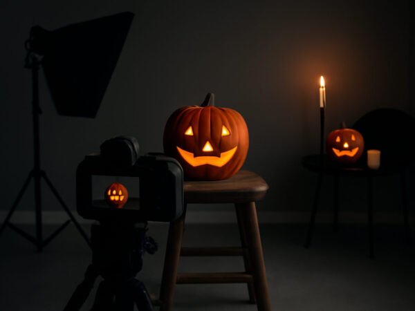 Halloween Fotoshooting Ideen zuhause ohne teure Anschaffung