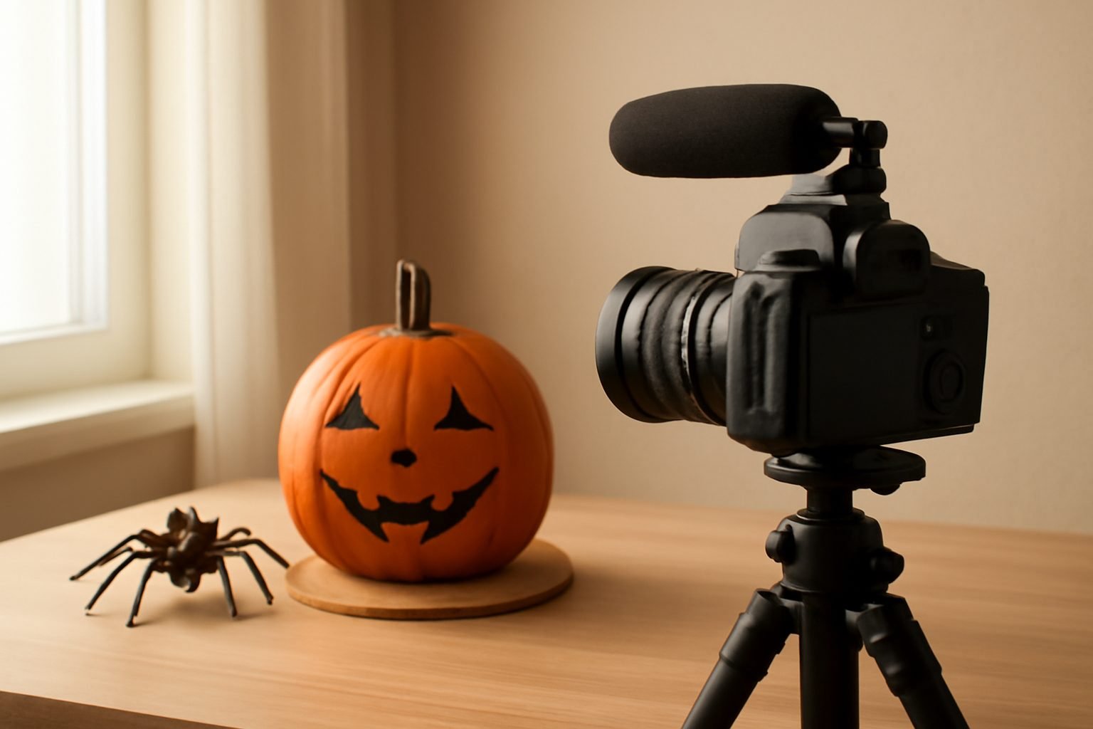 Halloween Stream Deko für die Webcam ohne teure Anschaffung