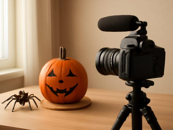 Halloween Stream Deko für die Webcam ohne teure Anschaffung