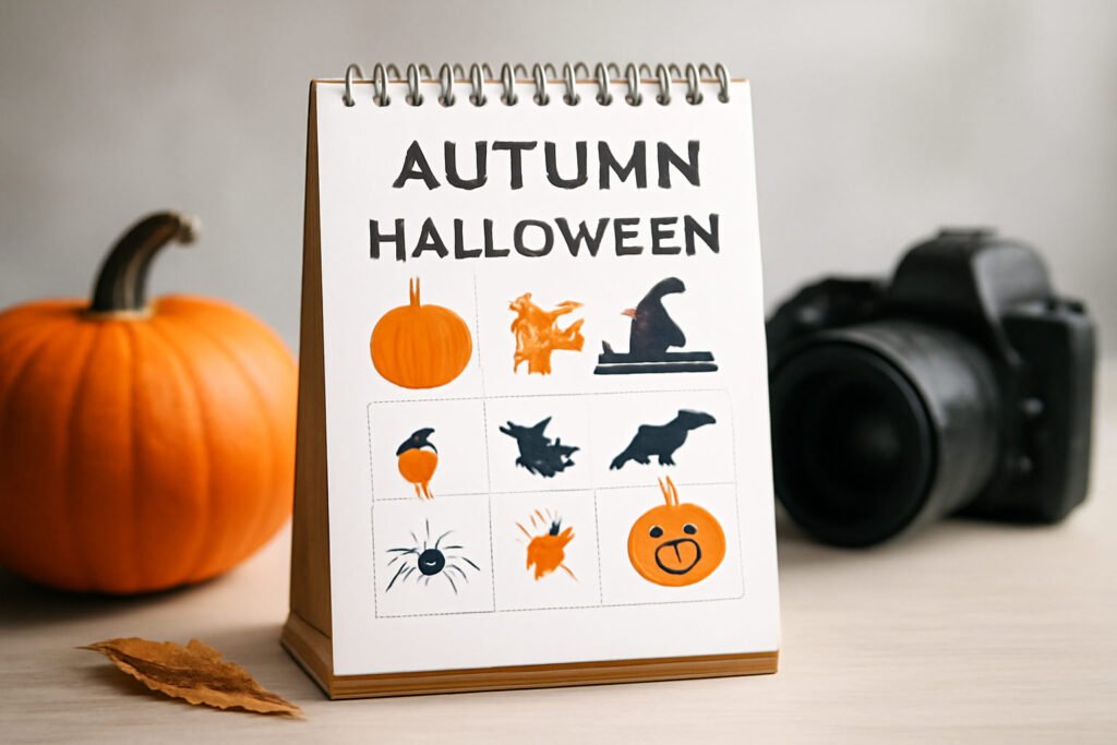 Herbst und Halloween Content Kalender erstellen