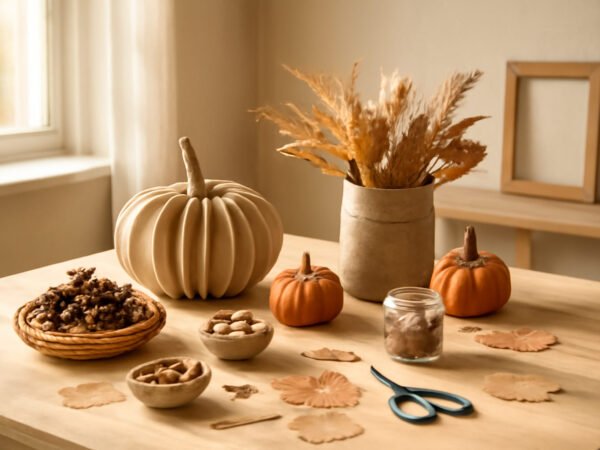 Herbstdeko basteln für den Tisch — so geht es richtig