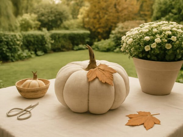 Herbstdeko draußen nähen gelingt auch beim ersten Mal