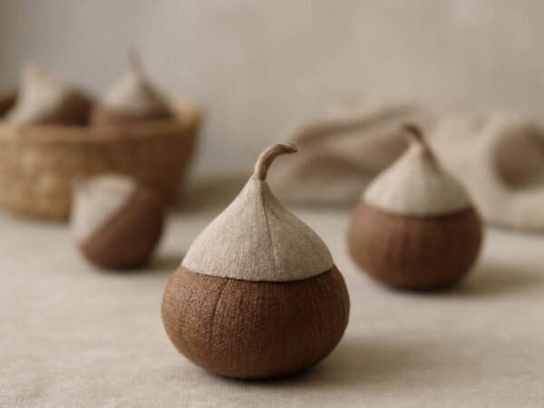 Herbstdeko Kastanien nähen: 6 Schritte zum Ergebnis