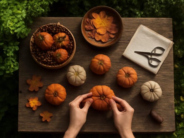 Herbstdeko Outdoor nähen in 7 Schritten
