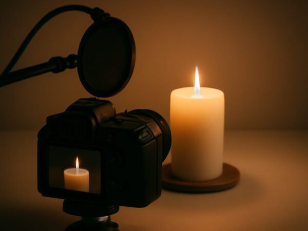 Kerzenlicht Filmen ohne Rauschen: 15 Ideen für wenig Geld