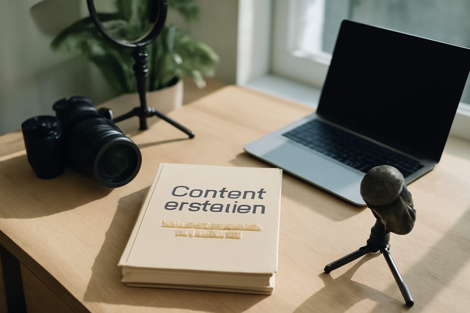 Content erstellen: Der komplette Guide für Anfänger — Hero-Aufnahme