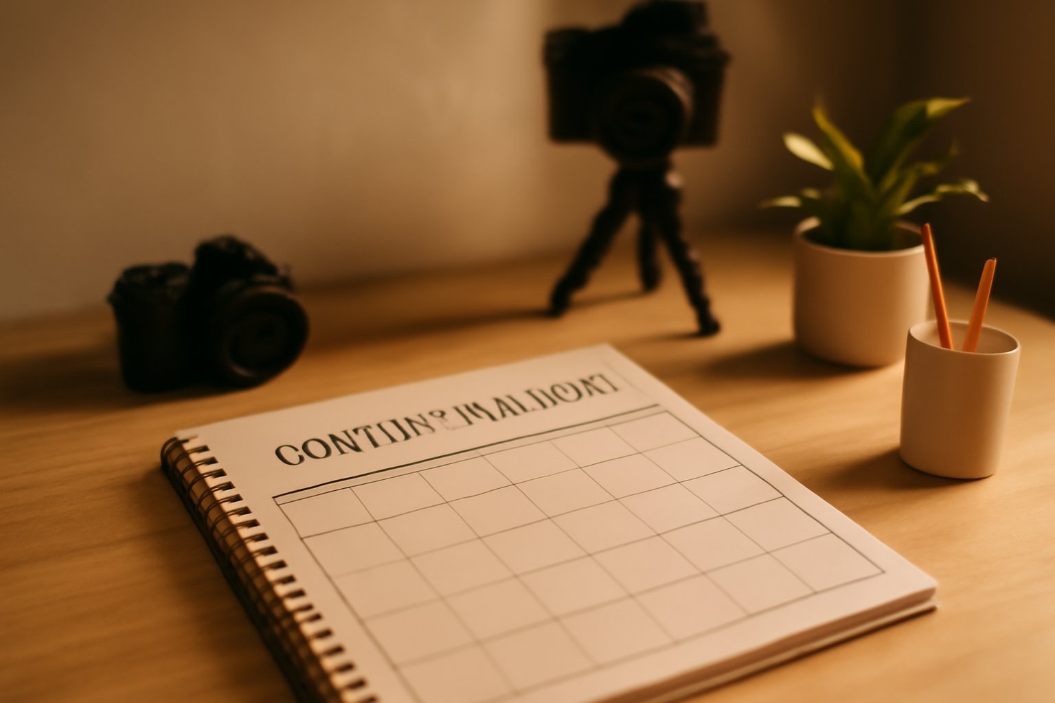 Content-Kalender erstellen: So bleibst du konsistent — Hero-Aufnahme
