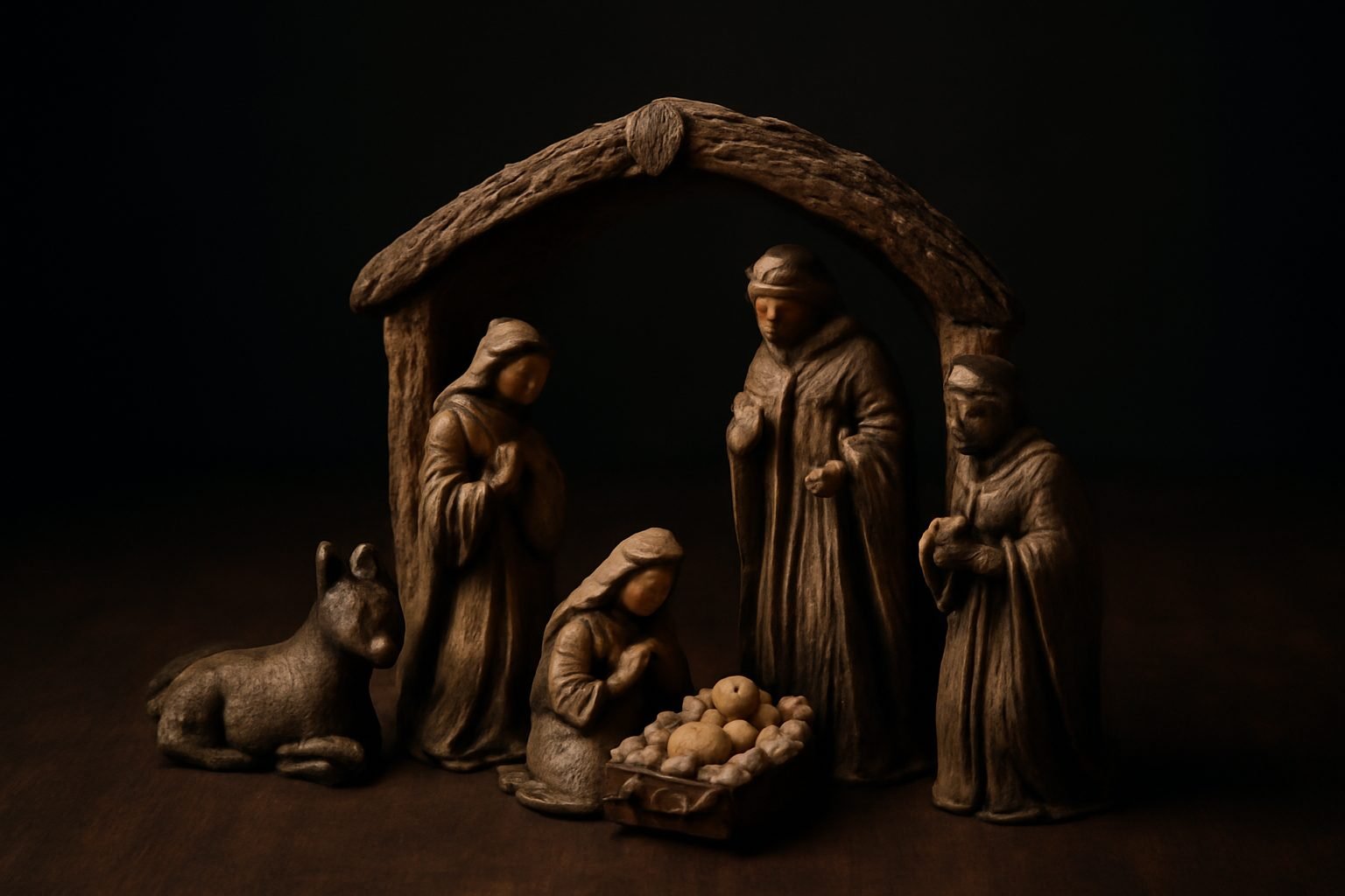 Krippe Weihnachten basteln: 6 Schritte zum Ergebnis