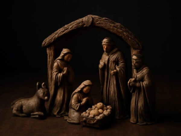 Krippe Weihnachten basteln: 6 Schritte zum Ergebnis
