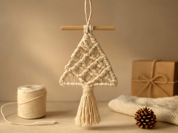 Makramee Weihnachten Anleitung gelingt auch beim ersten Mal