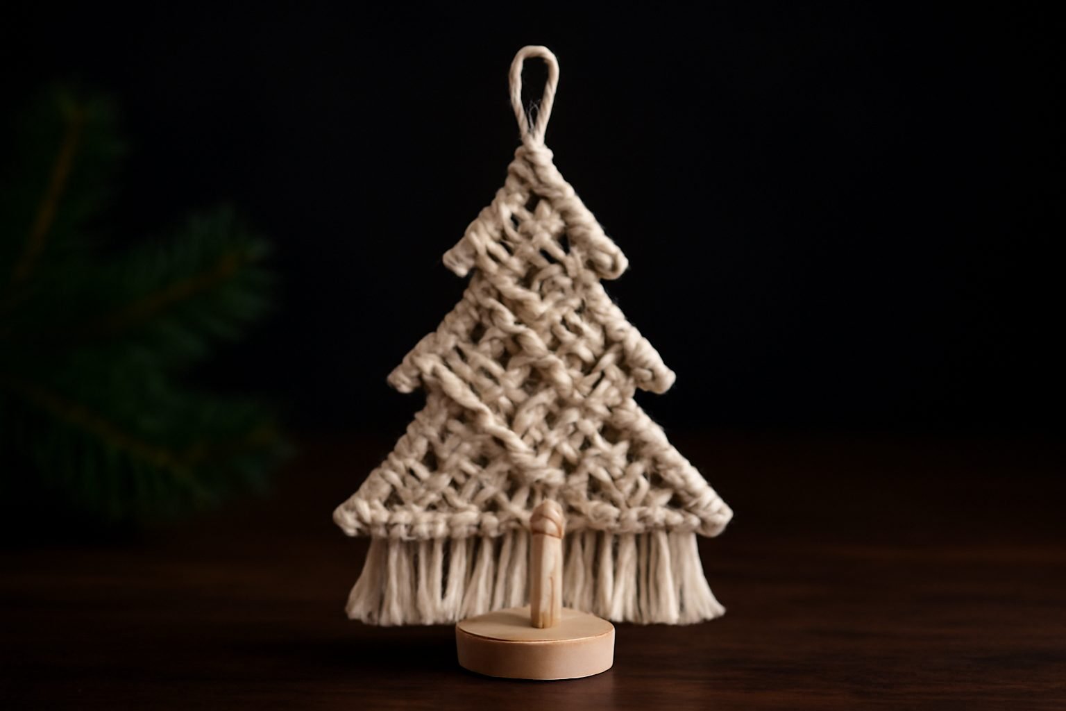 Makramee Weihnachtsbaum Anleitung: 6 Schritte zum Ergebnis