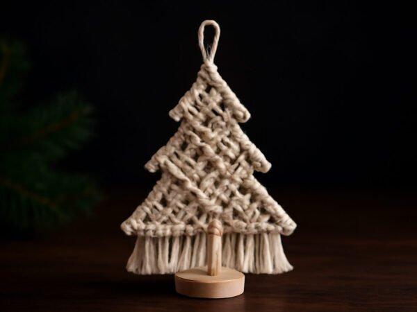 Makramee Weihnachtsbaum Anleitung: 6 Schritte zum Ergebnis