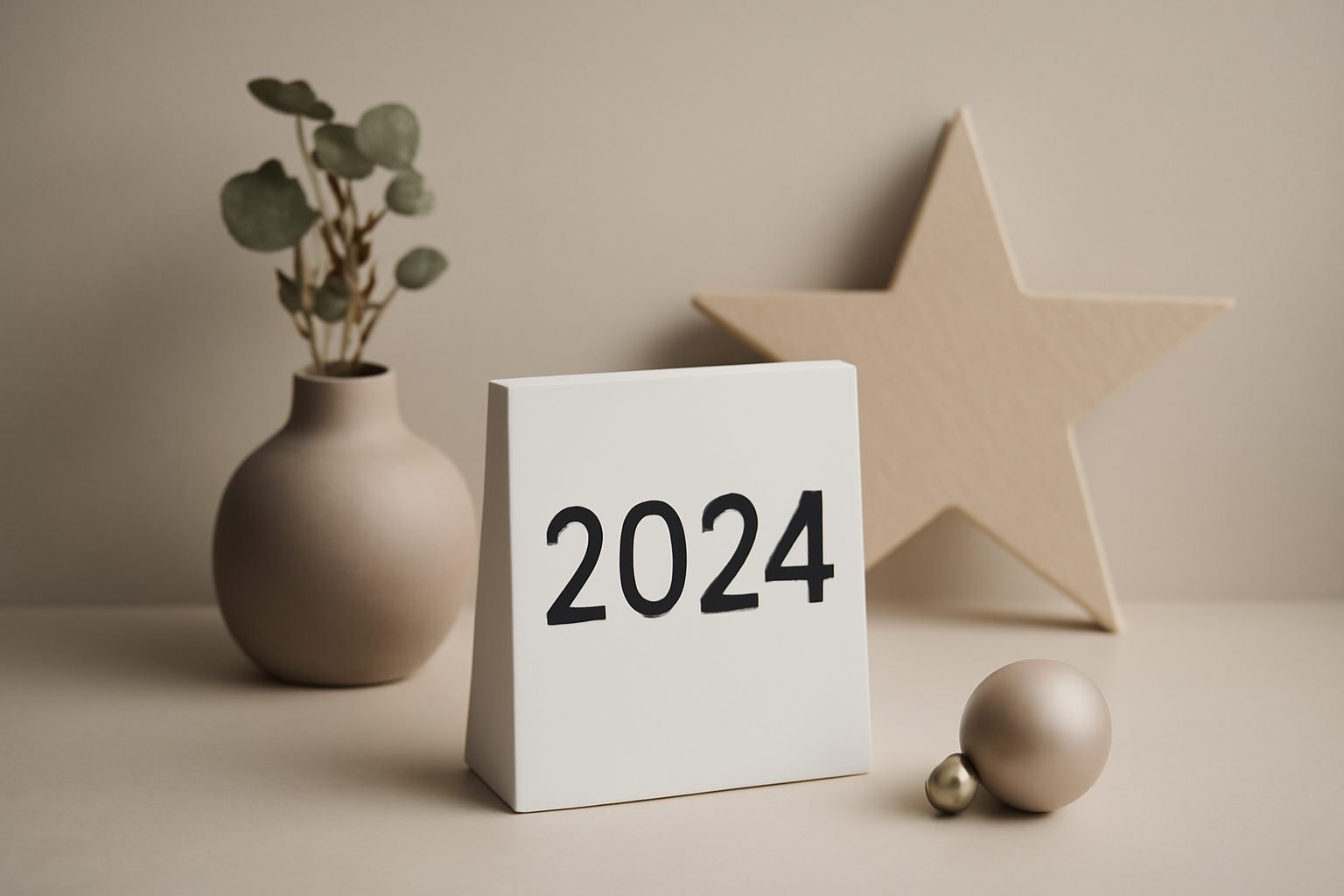 Schlichte Silvester Deko DIY ohne Vorkenntnisse