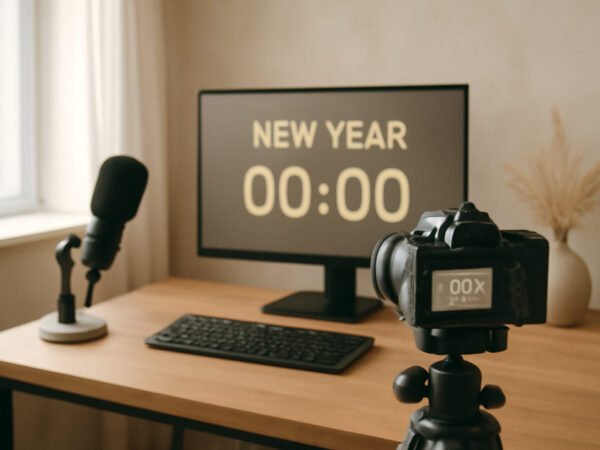 Silvester Countdown Overlay für den Stream