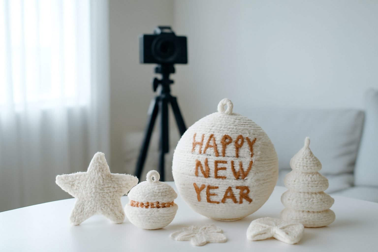 Silvester Deko häkeln gelingt auch beim ersten Mal