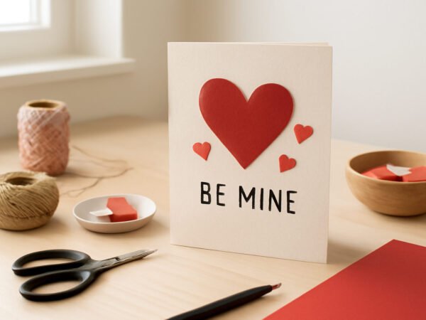 Valentinstag basteln für die Grundschule ohne Vorkenntnisse
